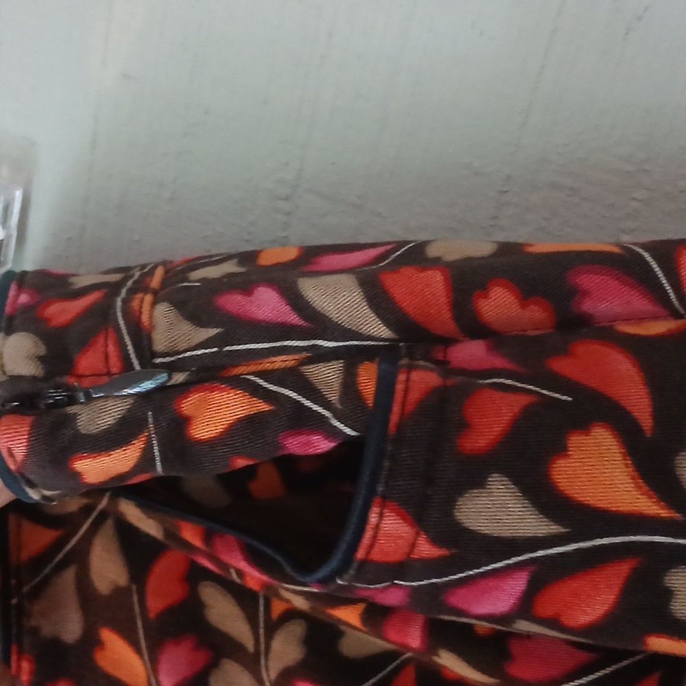 Talbots Leaf Heart Print Chocolate Brown Casual Skirt With Pockets Size 18 - Picture 7 of 10